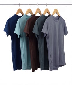 Kit 5 Camisetas Dry Poliamida Raglan Femininas 01