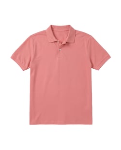 Camisa Polo Piquet Masculina Salmão