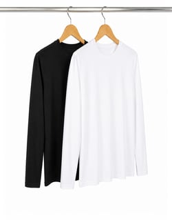 Kit 2 Camisetas Manga Longa Tech Modal Feminina