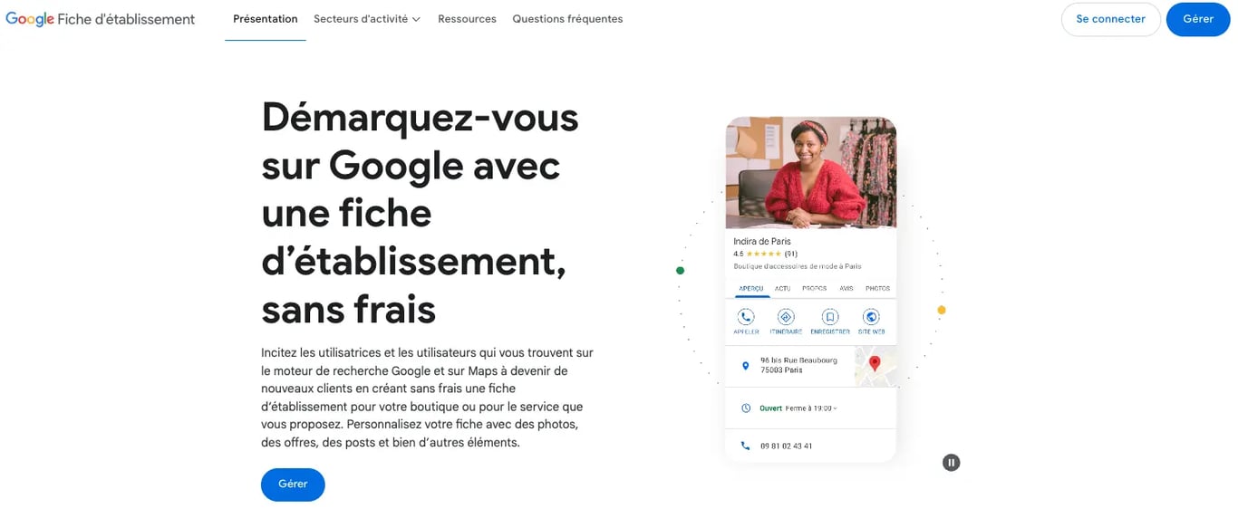 Accéder à Google Business Profile