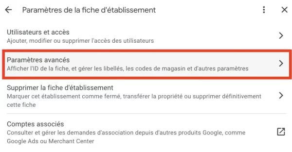 afficher ID de sa fiche google my business