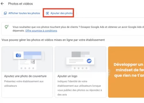 ajouter une photo google maps