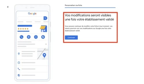 Google va vérifier la fiche google my business