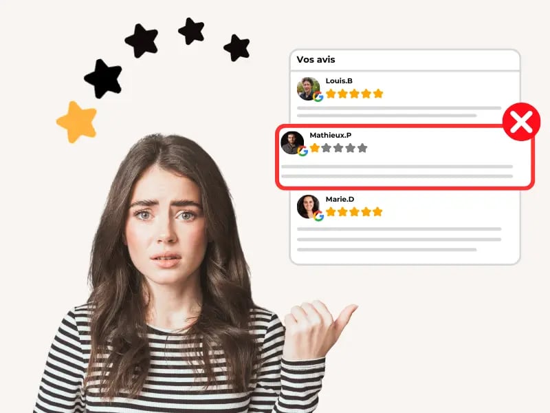 Comment supprimer un avis négatif sur Google