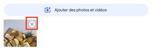 supprimer une photo de son avis google