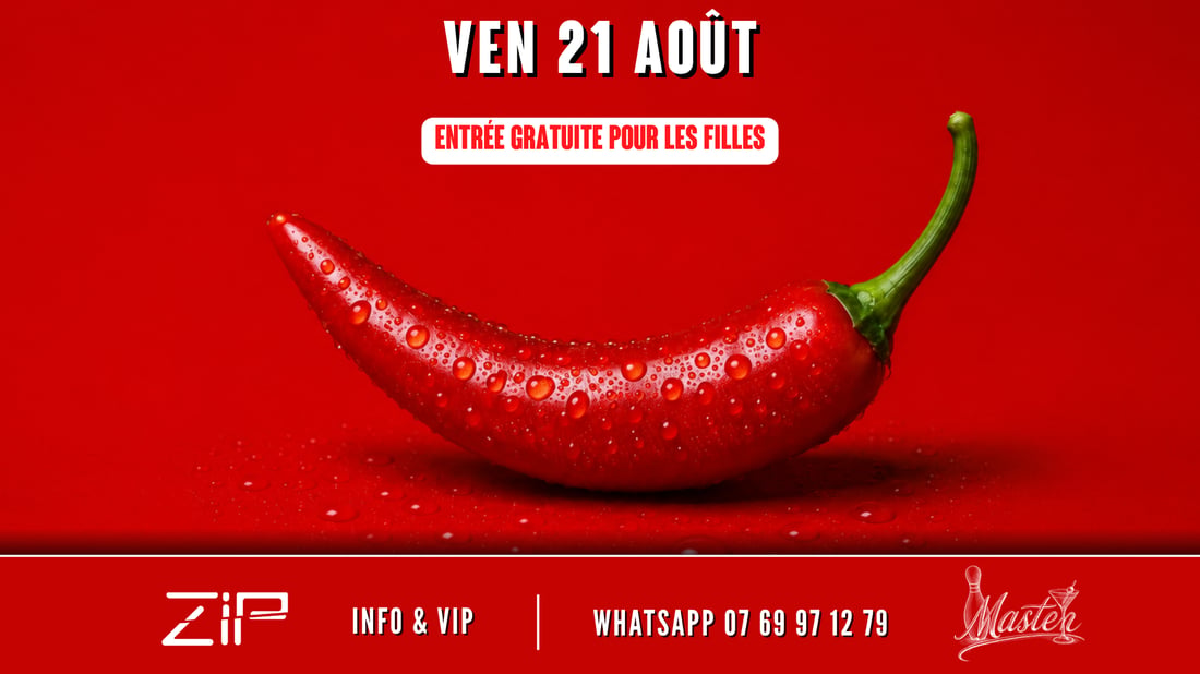 Affiche de la soirée Caliente au Zip Club de Vannes, vendredi 21 août 2026