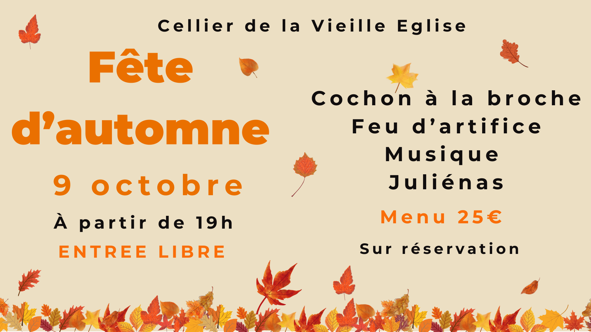Fête d'automne 2026