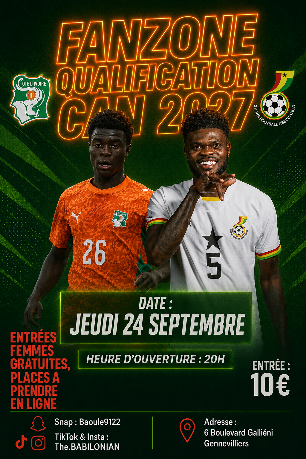 CÔTE D’IVOIRE 🇨🇮 - GHANA 🇬🇭 QUALIFICATIONS CAN
