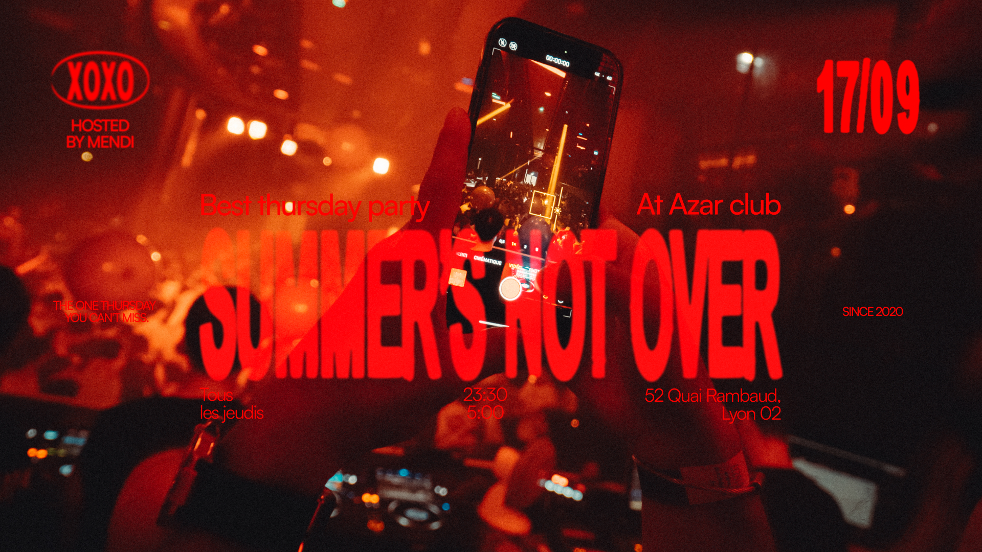 La Commerciale Summer's Not Over - Jeudi 17 septembre - AZAR CLUB
