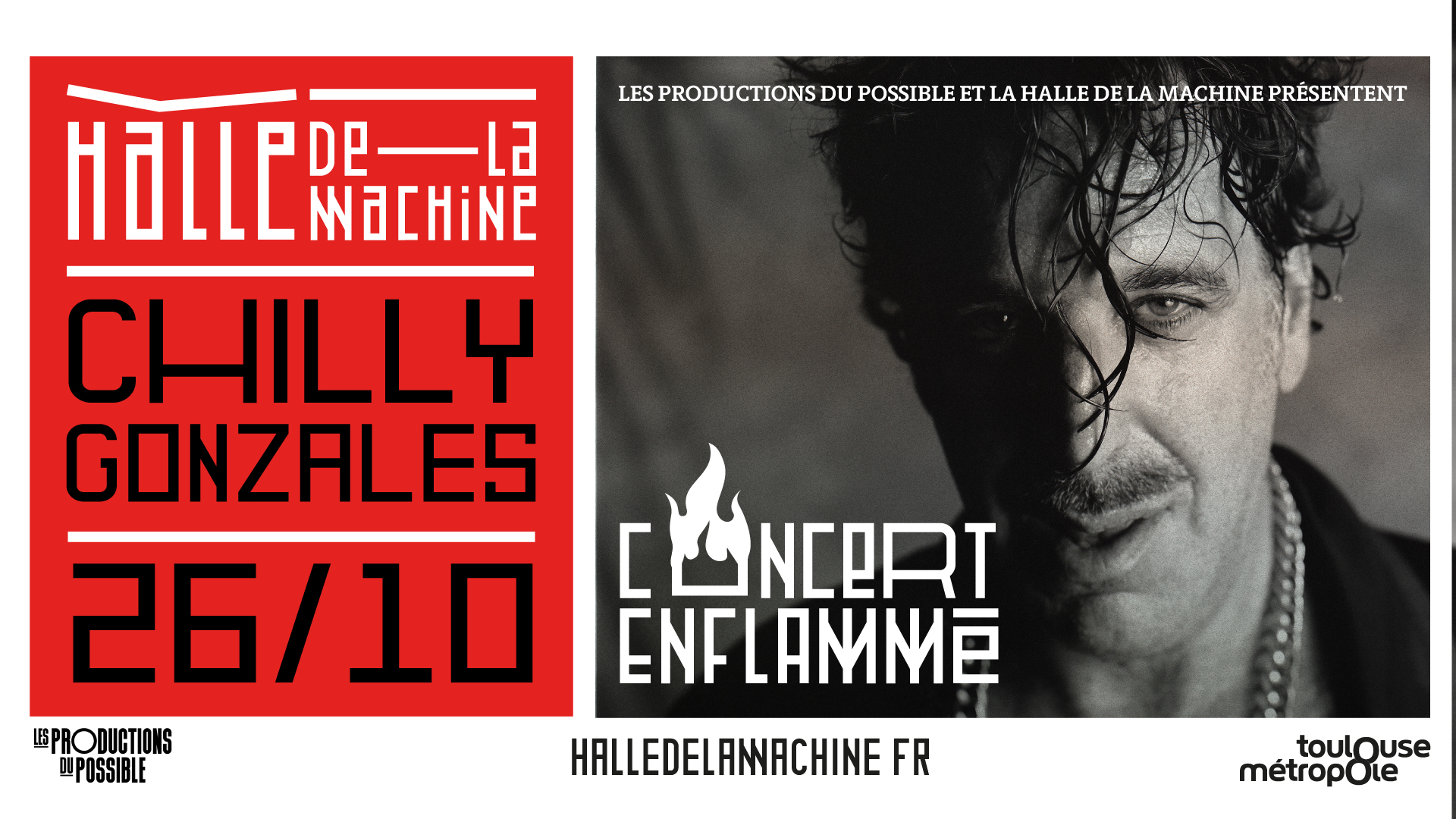CHILLY GONZALES - Concert à la Halle de la Machine !