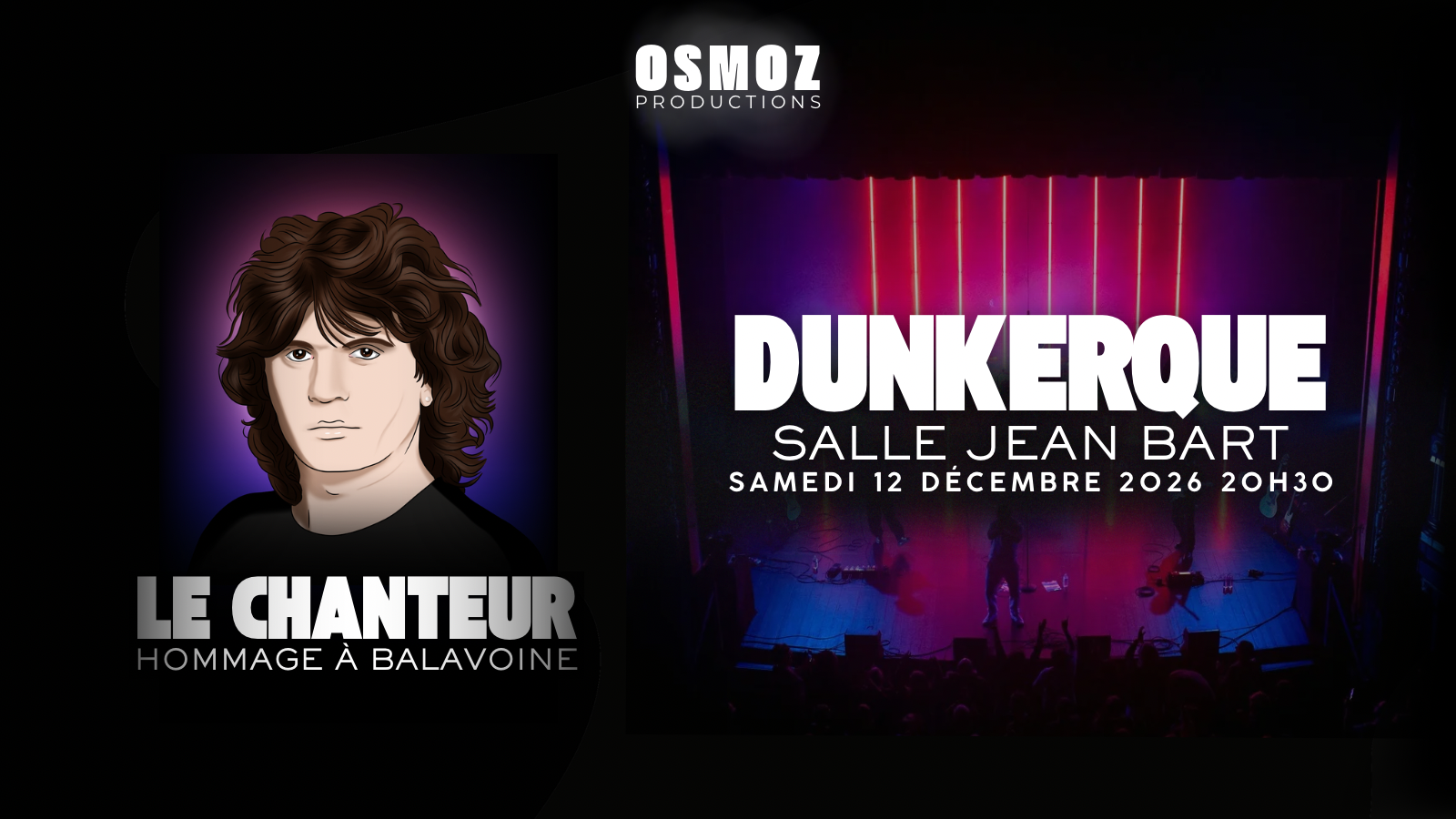 LE CHANTEUR - HOMMAGE A BALAVOINE - KURSAAL SALLE JEAN BART - DUNKERQUE