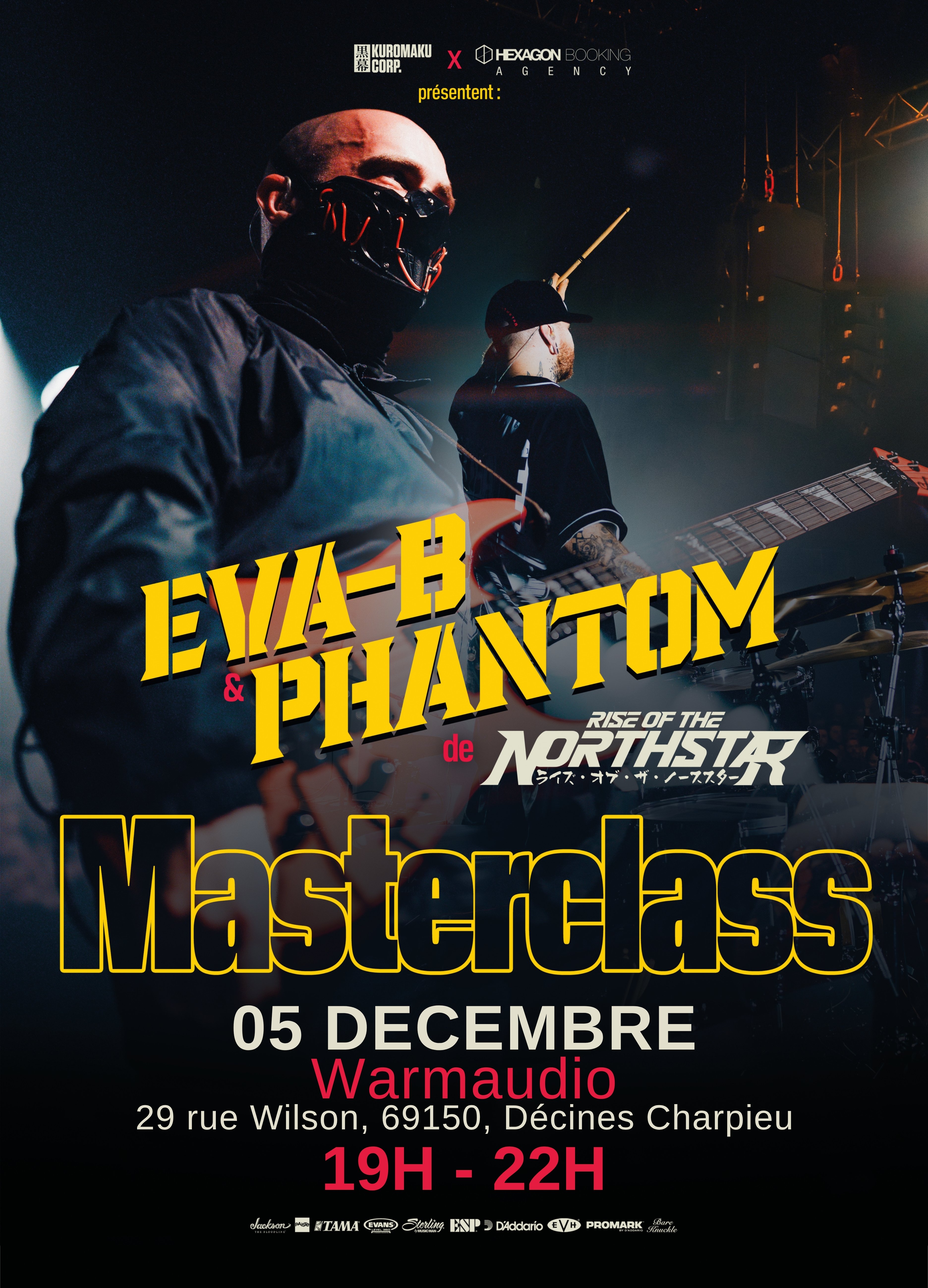 Masterclass EVA-B & PHANTOM (Rise of the Northstar) 5 décembre - Warmaudio