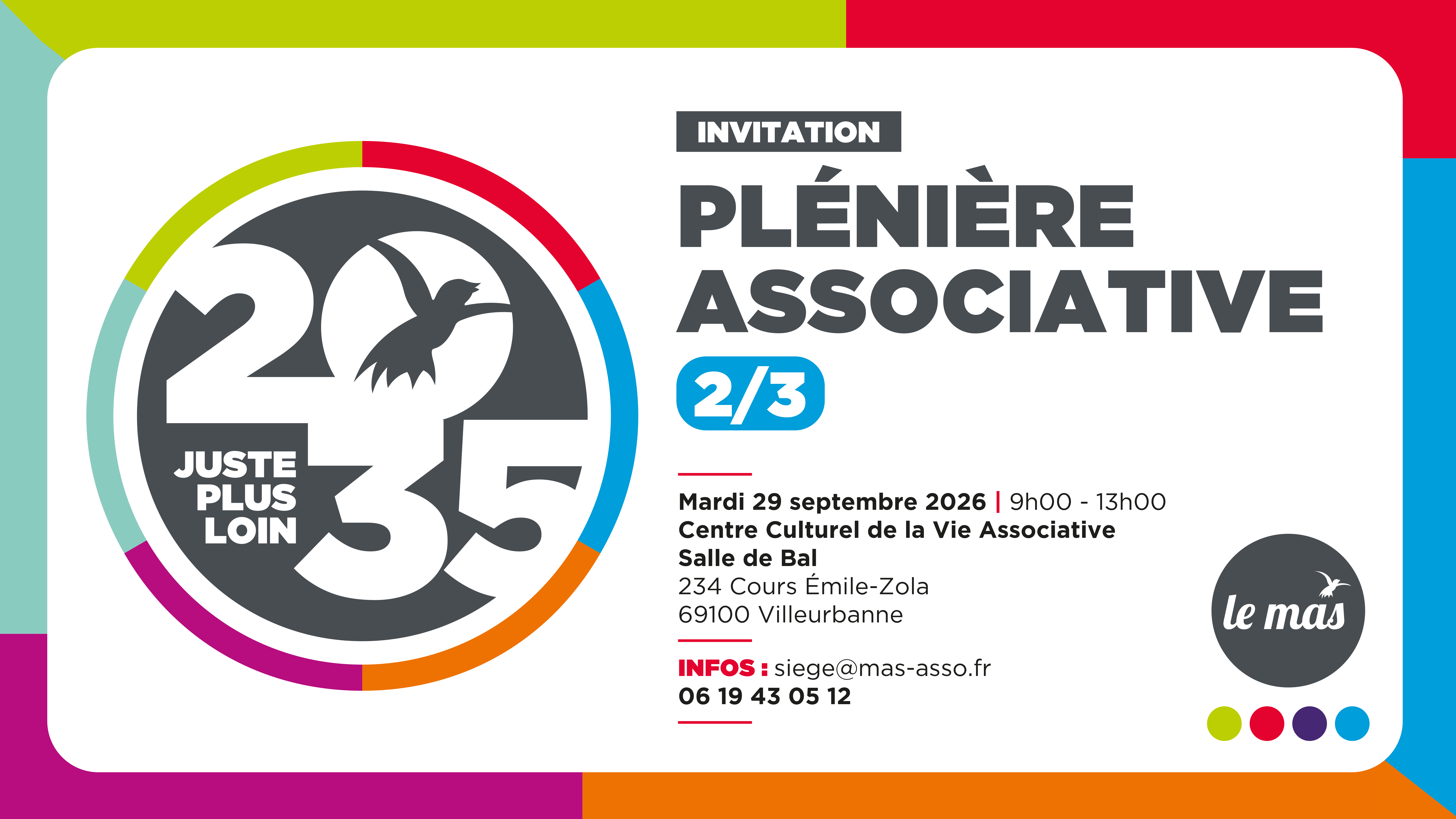 PLÉNIÈRE ASSOCIATIVE 2/3