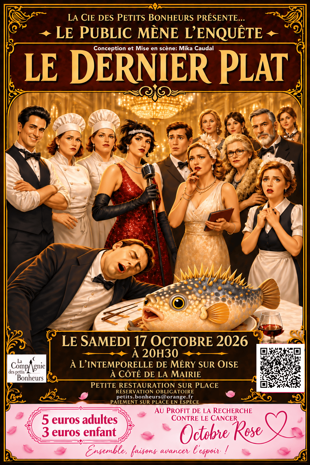Le Dernier Plat, le public mène l'enquête... pour Octobre Rose!