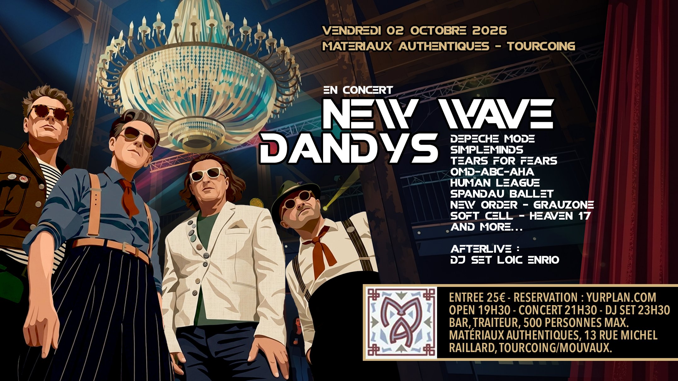 NEW WAVE DANDYS EN CONCERT