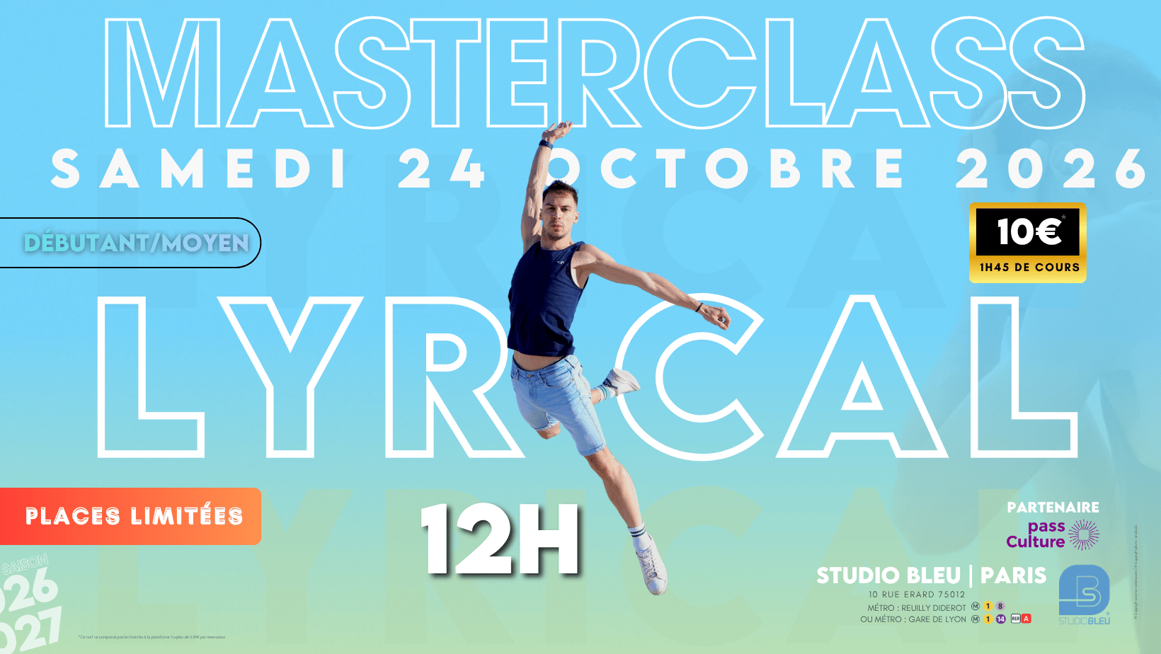Masterclass Danse - Lyrical [Débutant/Moyen]