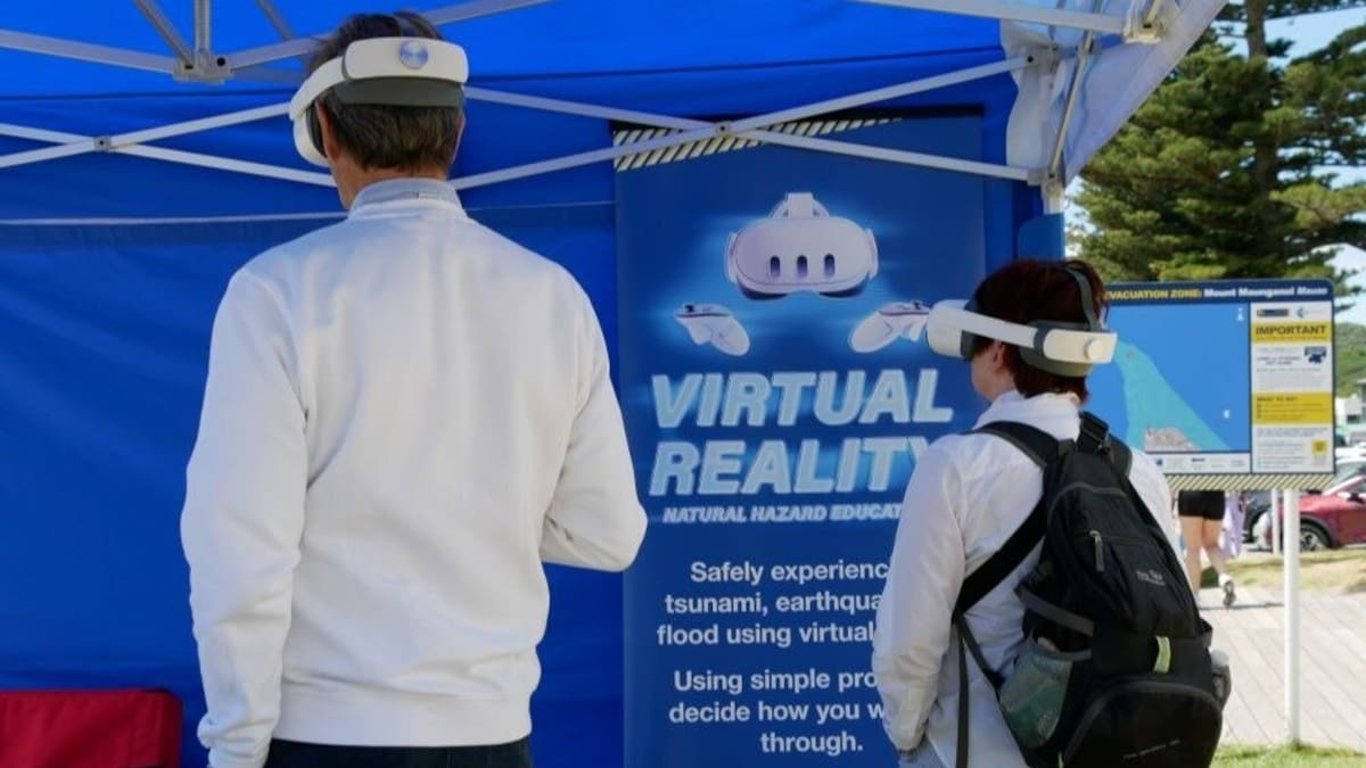 La Bahía de Plenty Lanza una Experiencia de Realidad Virtual para la Preparación ante Tsunamis Este Verano.