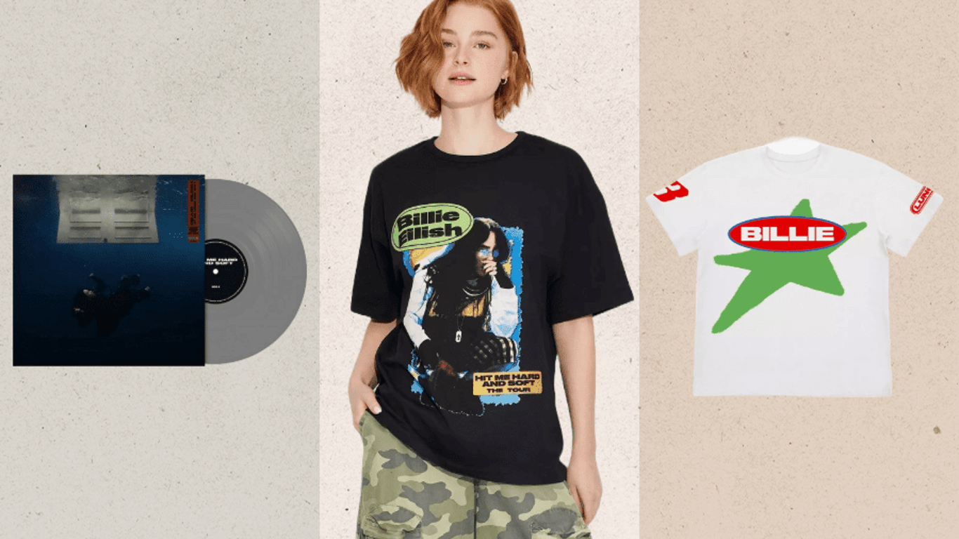 Celebra el final de la gira de Billie Eilish con artículos y recuerdos imprescindibles.