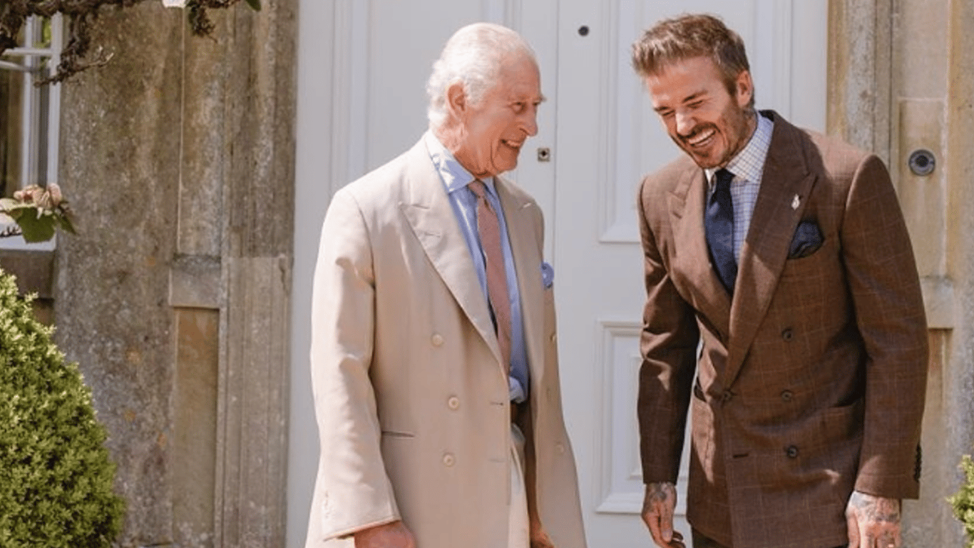 David Beckham reafirma su lealtad a la Familia Real en el Foro de Davos