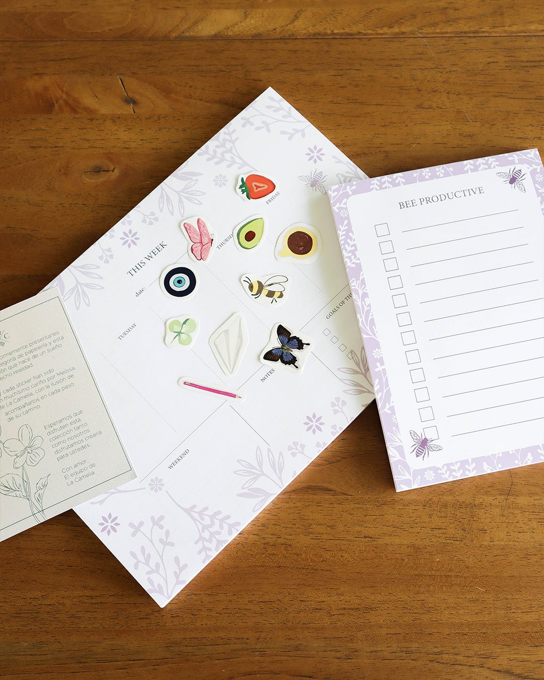 Pack - Weekly Planner y Bee Productive Colección Bee Productive