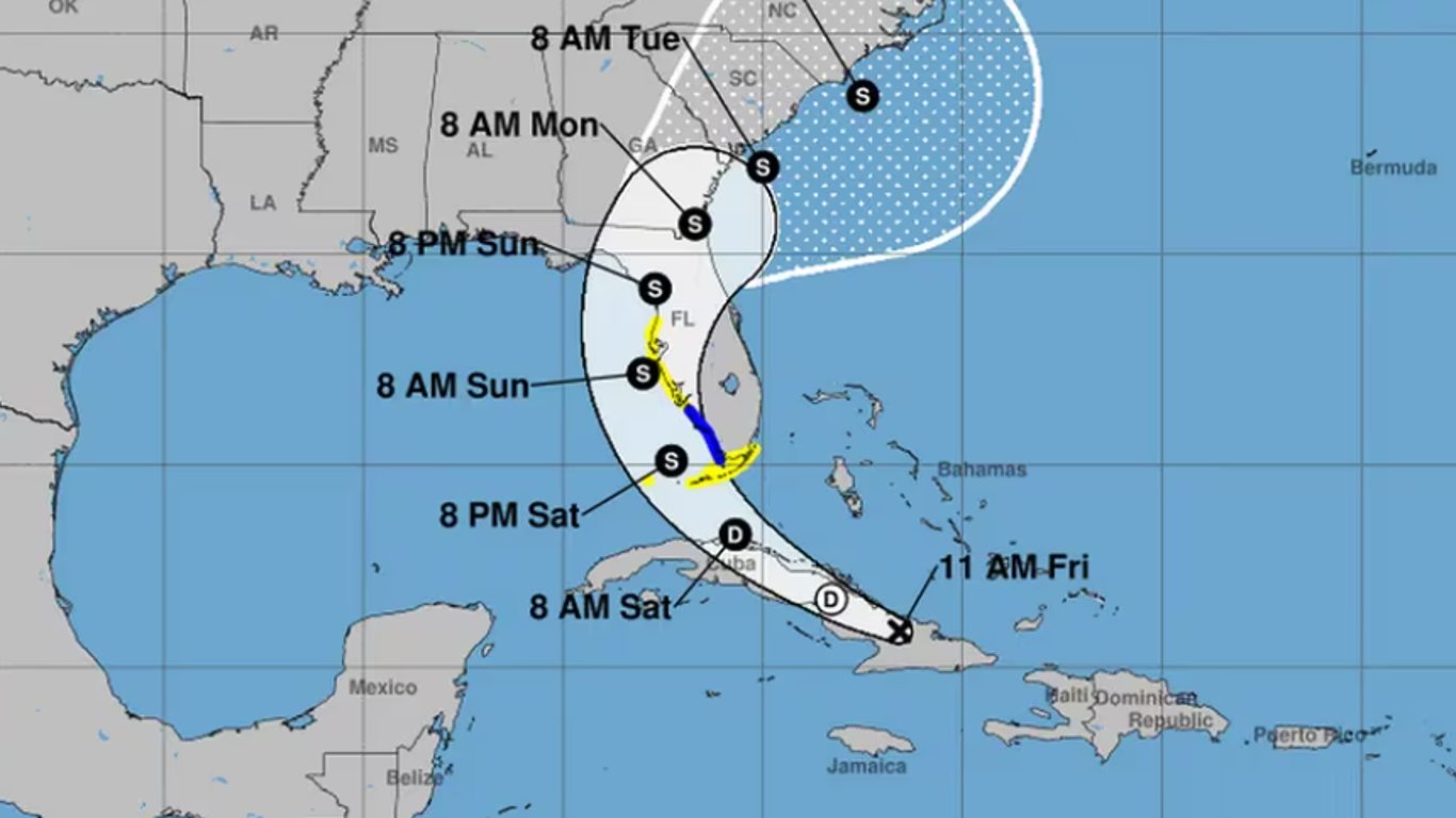 Ciclón tropical amenaza a Cuba y Florida con lluvias intensas y vientos fuertes