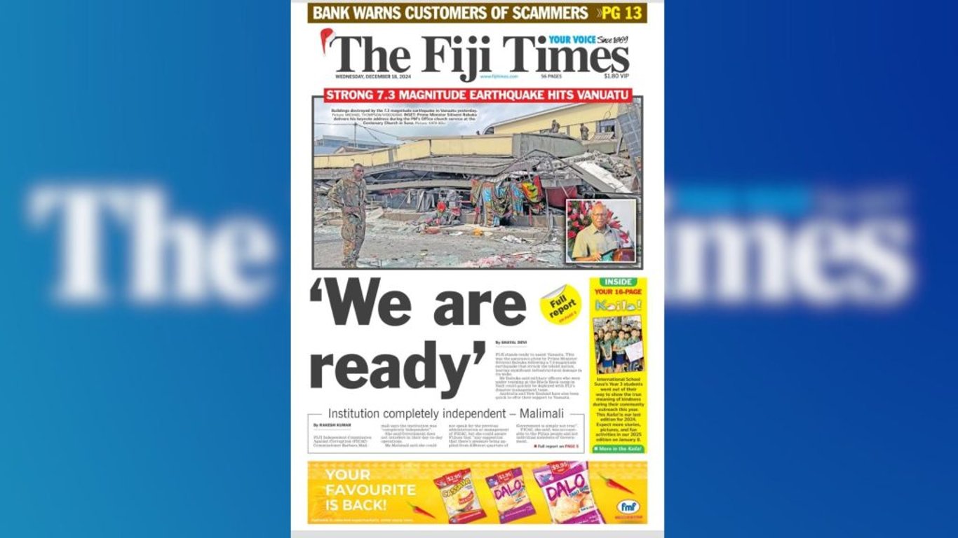 El terremoto de Vanuatu genera solidaridad regional mientras Fiyi ofrece asistencia crucial.