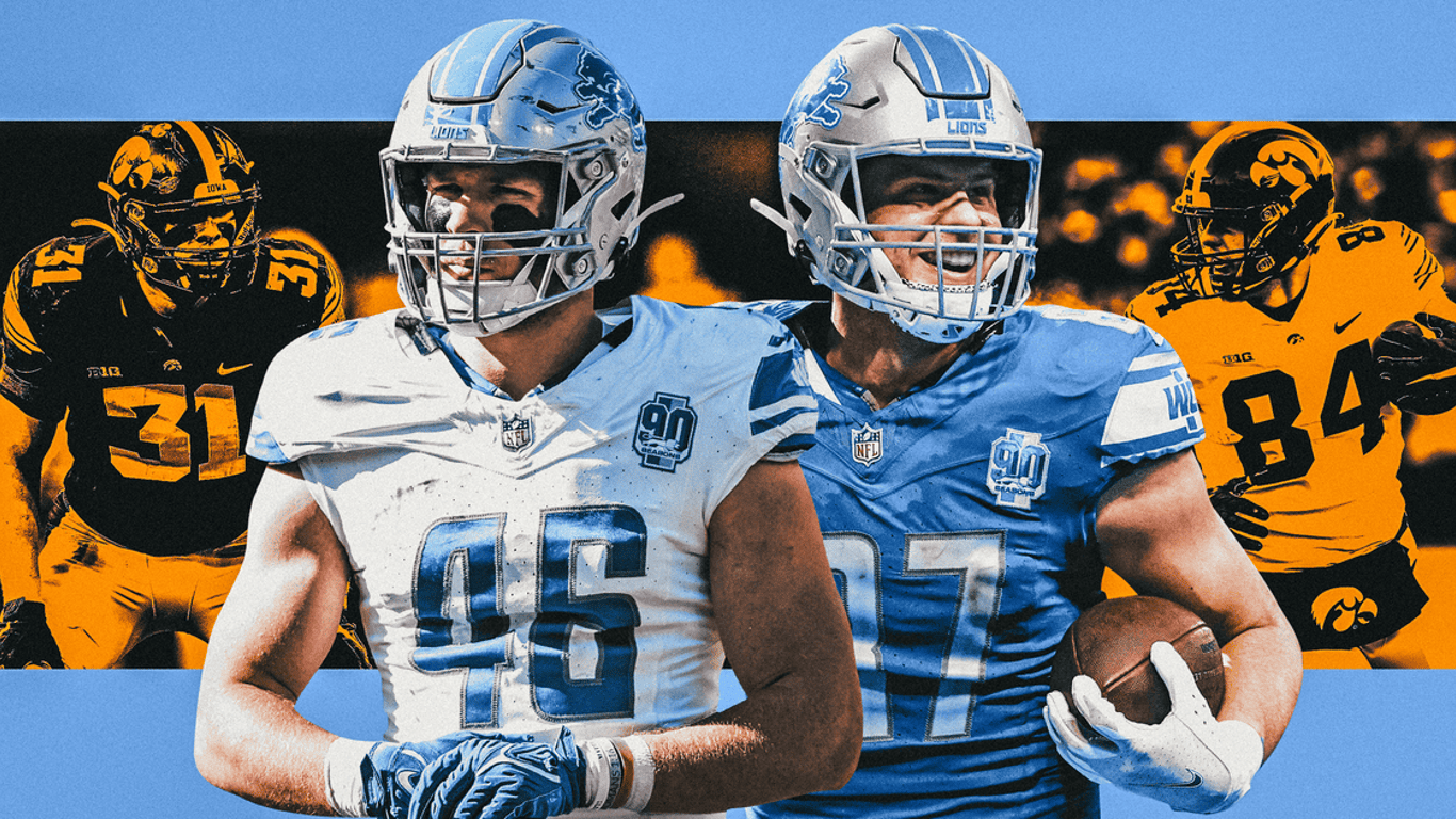 De compañeros de cuarto en Iowa a estrellas de la NFL: LaPorta y Campbell encienden el futuro de los Lions.
