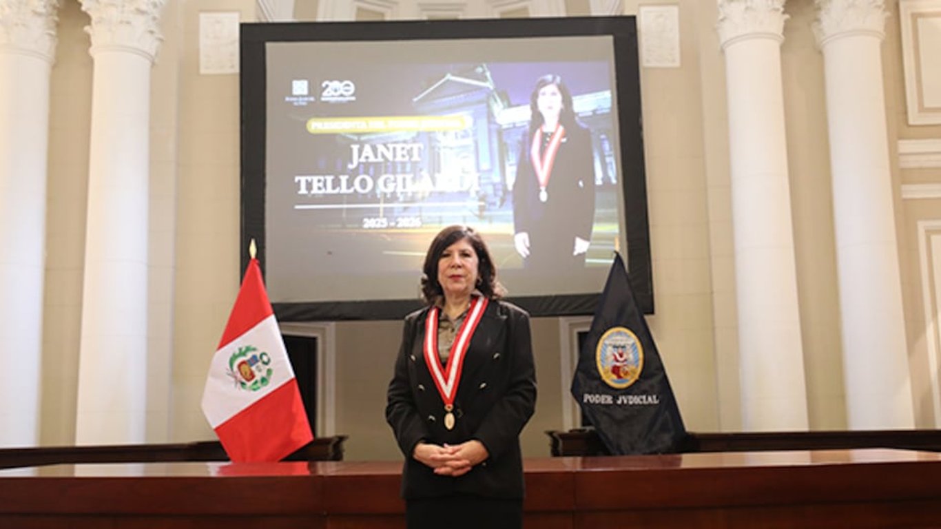 Janet Tello asume la presidencia del Poder Judicial, un hito para la justicia en Perú