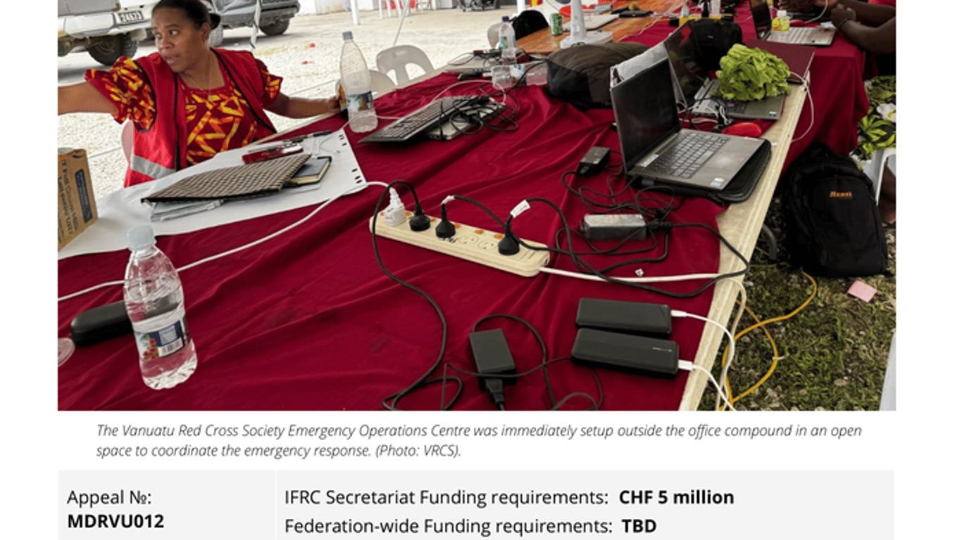 Vanuatu enfrenta una crisis humanitaria tras un devastador terremoto de magnitud 7.3.