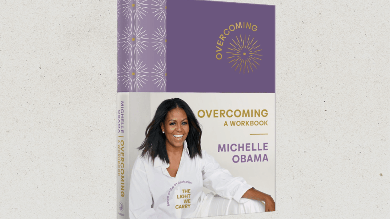 El nuevo cuaderno de ejercicios de Michelle Obama inspira el crecimiento personal y el empoderamiento.