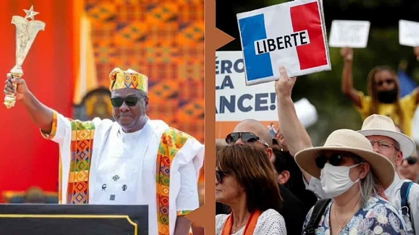 Protestantes franceses hacen olas con un grito de protesta humorístico en medio de los preparativos olímpicos.