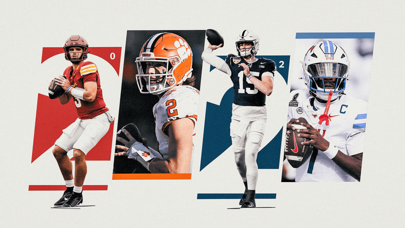 La clase de mariscales de campo de 2022 se enfrenta a una reevaluación antes de la temporada de fútbol americano universitario de 2025.
