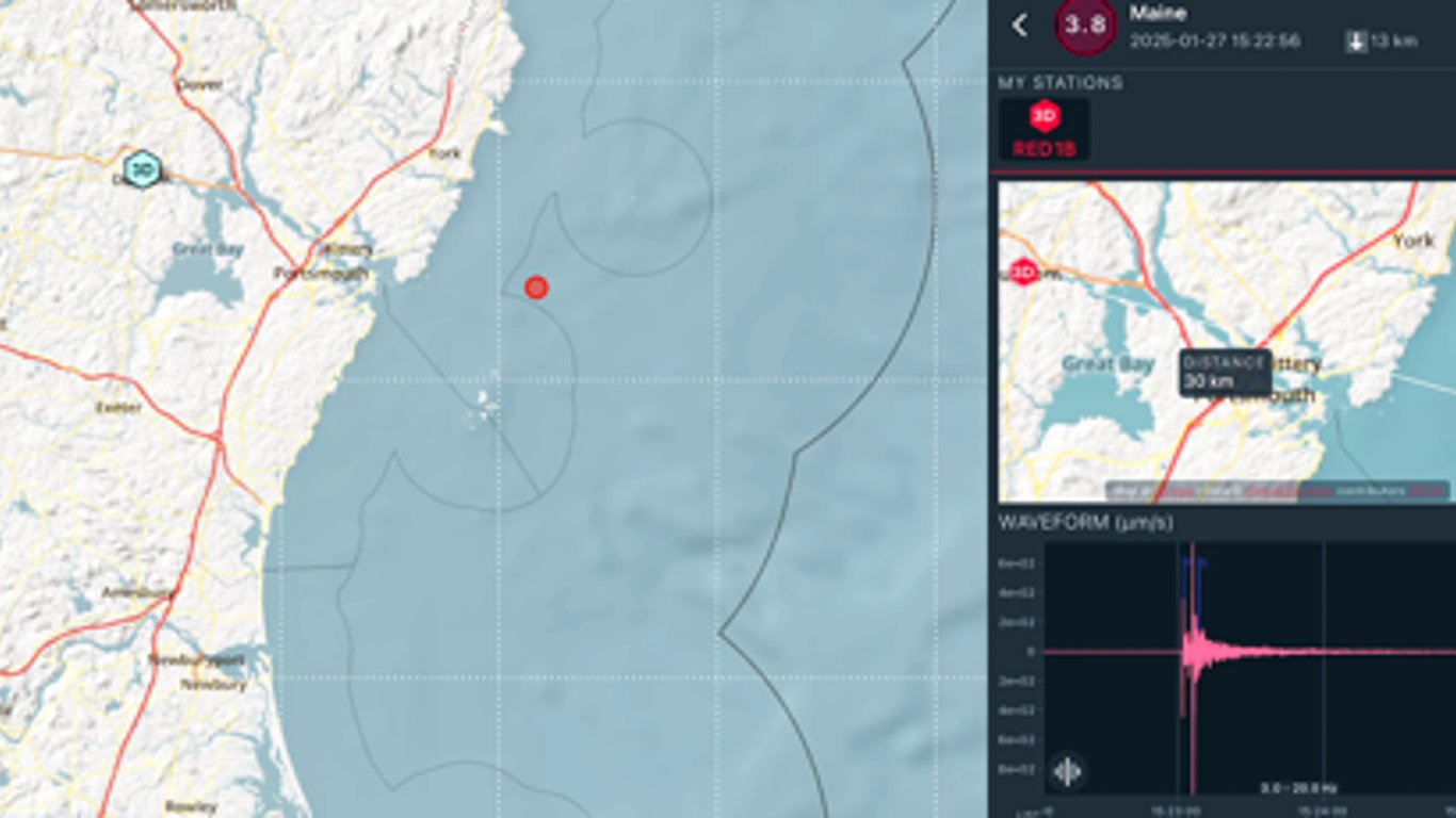 Terremoto de magnitud 3.8 sacude New Hampshire, deja a los residentes sorprendidos pero a salvo.