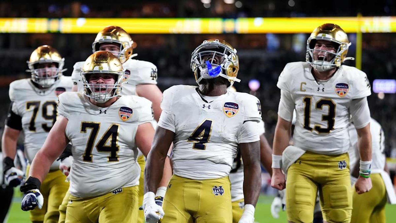 Los Fighting Irish se preparan para un épico enfrentamiento por el campeonato nacional contra Ohio State.