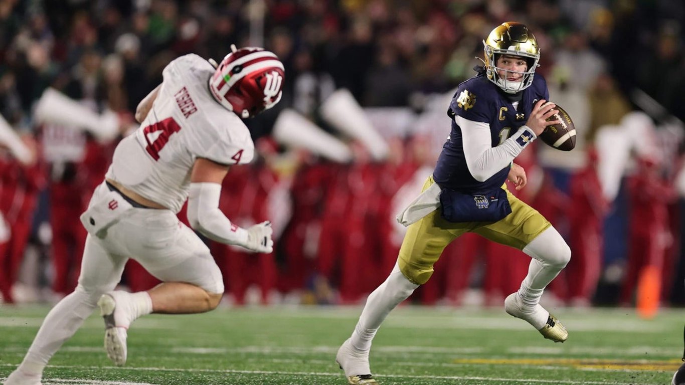 La victoria de Notre Dame sobre Indiana prepara el escenario para un enfrentamiento de alto riesgo con Georgia.