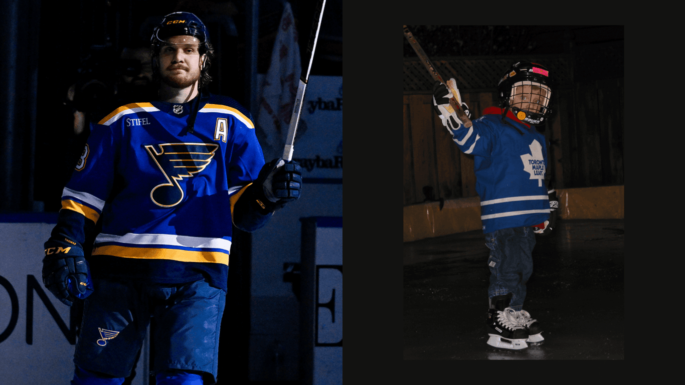De sueños en el patio trasero a la estrellato en la NHL: Robert Thomas brilla como estrella de la franquicia de los Blues.