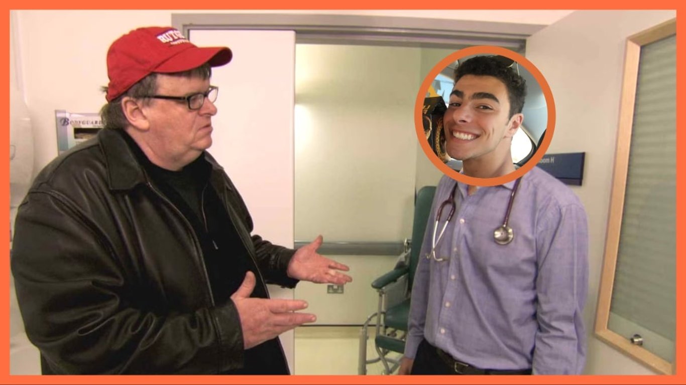 El cineasta Michael Moore navega por las aguas oscuras de la crisis de salud tras el asesinato del CEO.