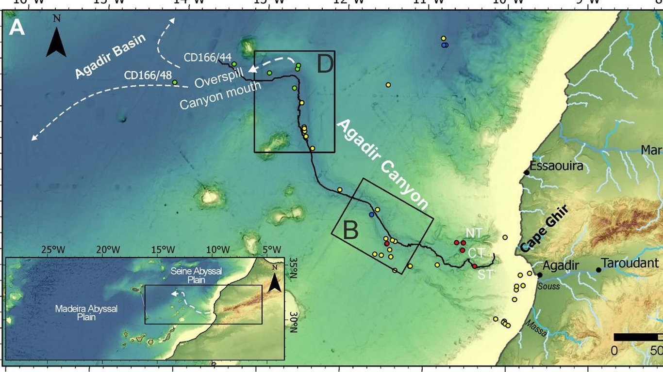 Descubren colosal avalancha submarina en el Atlántico que arrasó hace 60.000 años