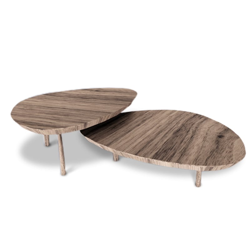 Mesa de centro organica