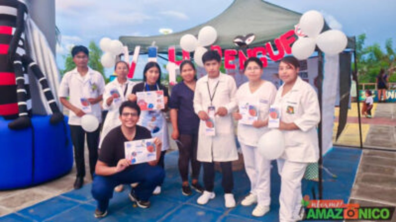 Comunidad de San Buenaventura realiza feria para combatir dengue y VIH SIDA