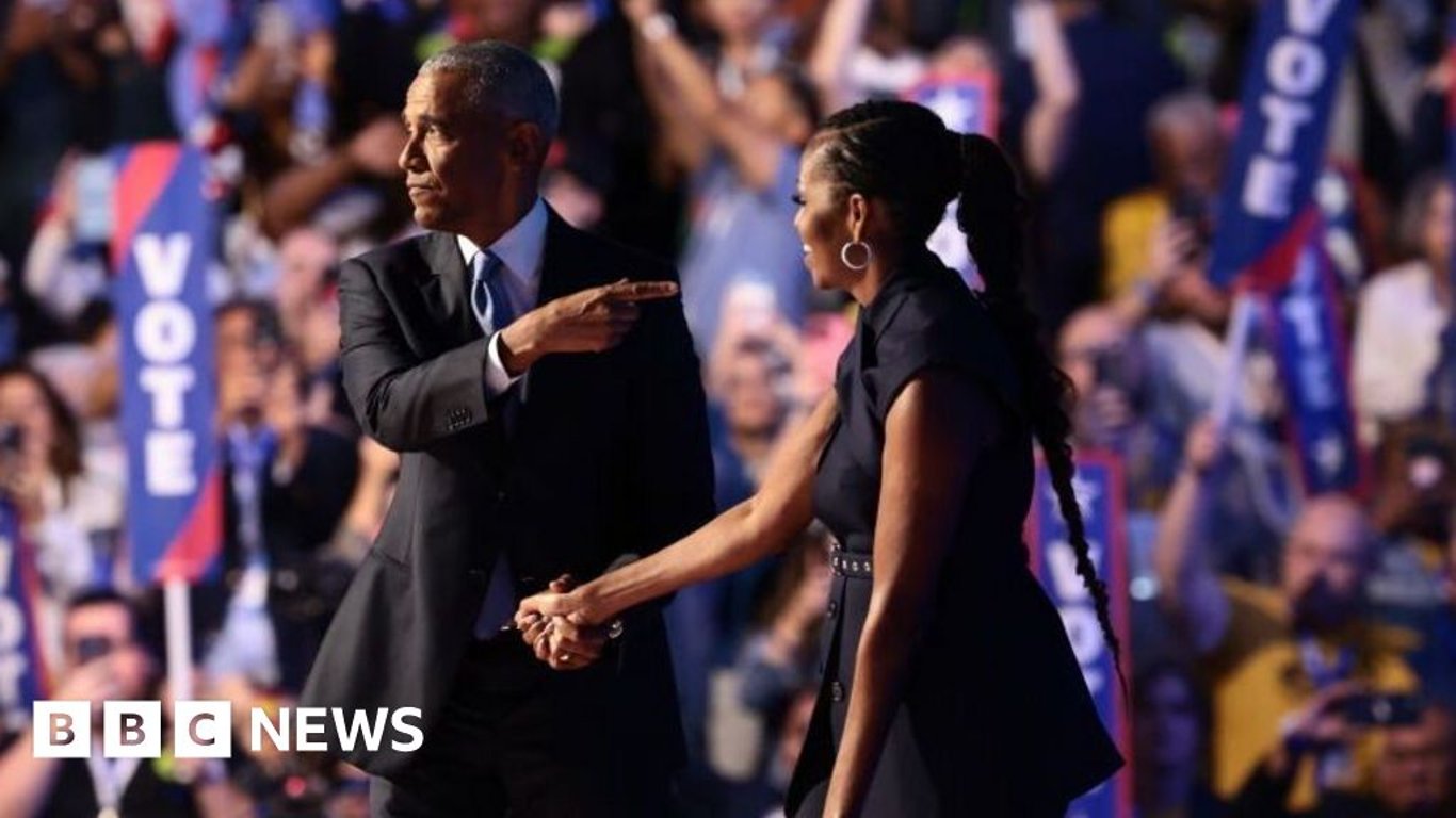 Los Obamas movilizan a los demócratas en el DNC, instando a la unidad y a la acción para la campaña de Kamala Harris.