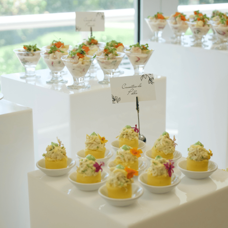 Decorated Savory Tables