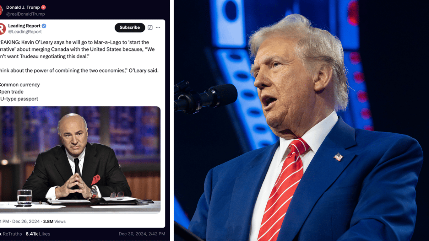 La audaz propuesta de O'Leary: La fusión de las economías de Canadá y EE. UU. desata controversia.