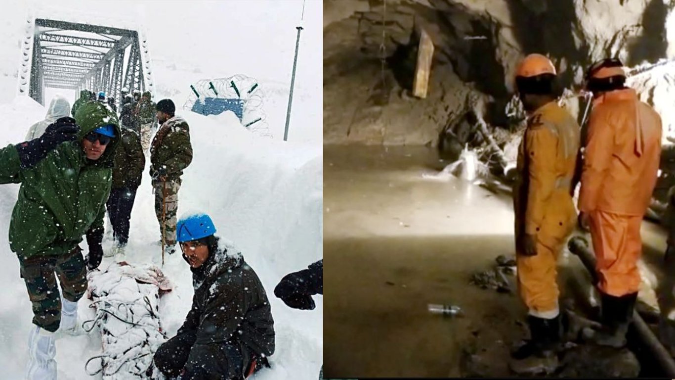 Avalancha en Badrinath: Urgentes esfuerzos de rescate en marcha para 41 atrapados en la nieve.