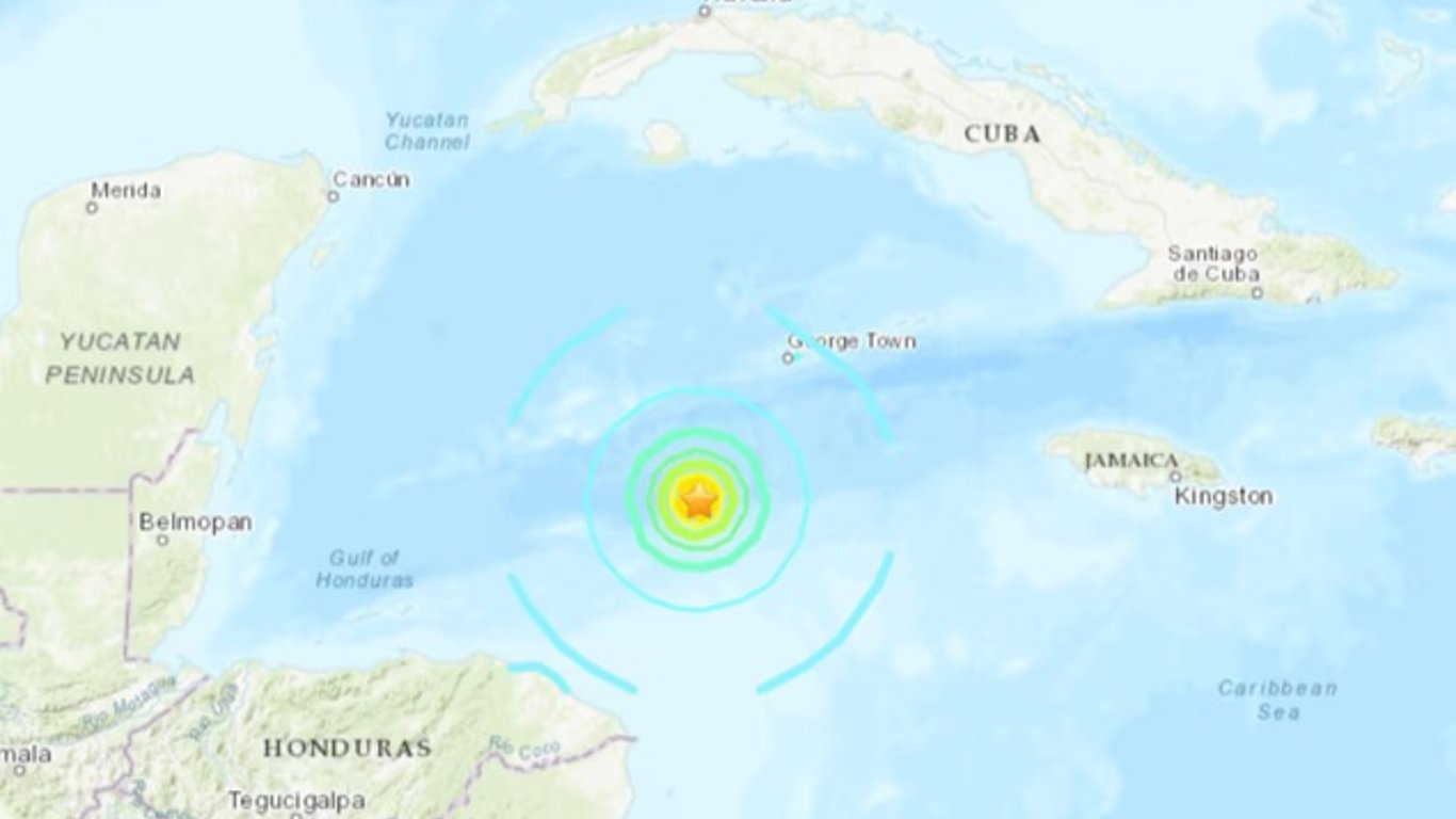 Terremoto de magnitud 7.6 cerca de las Islas Caimán activa alerta de tsunami en el Caribe.