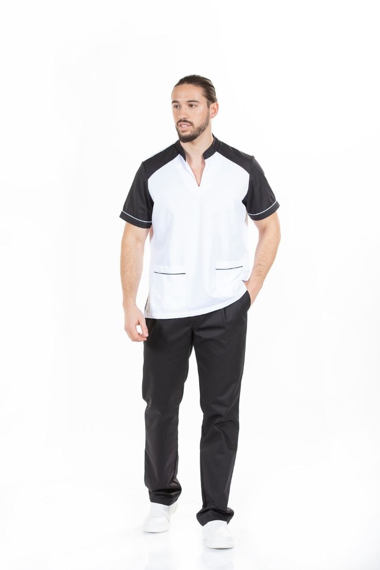 Túnica masculina para uniforme de trabalho fabricado pela Unifardas