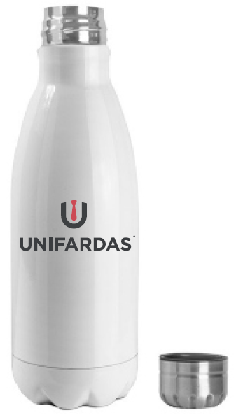 Garrafa de água reutilizável da Unifardas