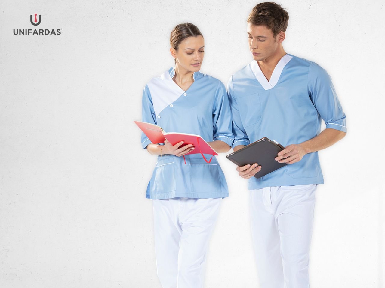 Durable and comfortable medical uniforms designed for healthcare professionals, ensuring a professional and hygienic appearance