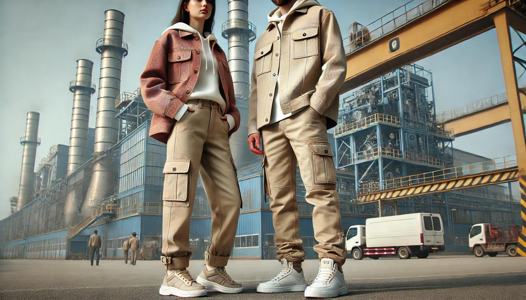 Illustration showcasing the integration of artificial intelligence in clothing, featuring smart fabrics and wearable technology designed to enhance functionality, comfort, and innovation in fashion.