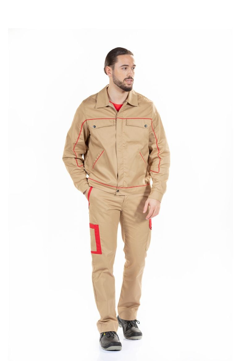 Worker wearing a Personalized Jacket designed for use as professional workwear.
